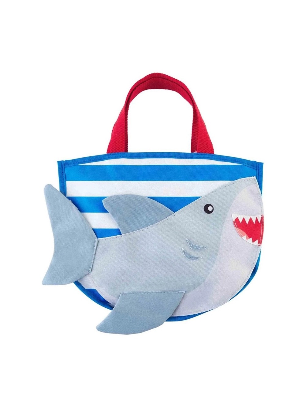 NEW Mud Pie SHARK Kids Beach Tote Sand Toys Play 6 pc Set Pool Water Beach Boys - Picture 5 of 6